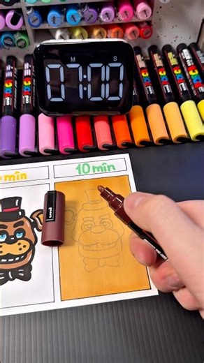 [10 min] Drawing🐻Freddy Fazbear🐻😱
