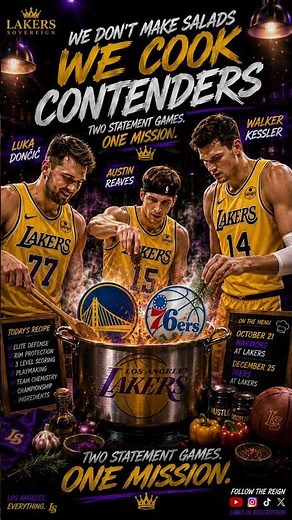 LAKERS JUST GOT 2 STATEMENT GAMES 👀 Warriors + LeBron on Christmas!