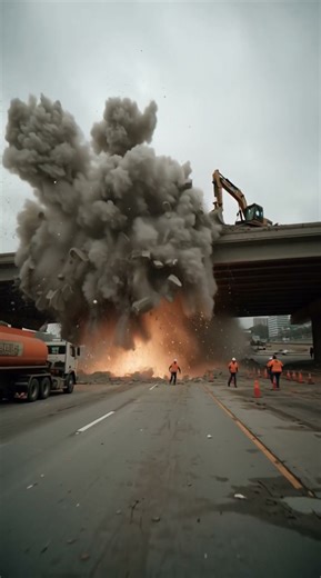 The power of controlled demolition! #engineering