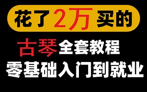 【古琴教程】学古琴的顺序真的很重要！！古琴100集课程教你入门到精通！！