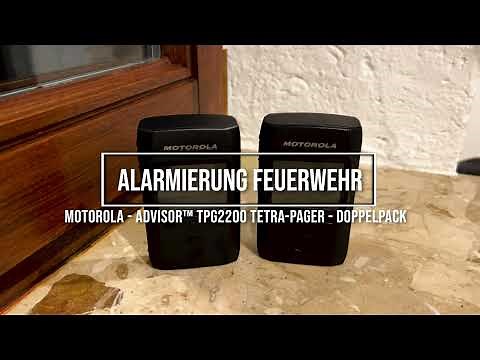 Motorola - ADVISOR™ TPG2200 TETRA PAGER - Doppelpack - Feuerwehr Alarmierung