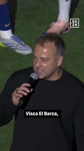 Hansi Flick's Heartfelt Speech at Camp Nou Celebrating La Liga