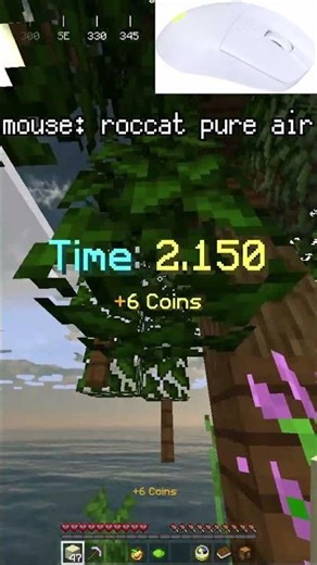 【マイクラ】PVP,ブリッジでおすすめなマウス#マイクラ #minecraft