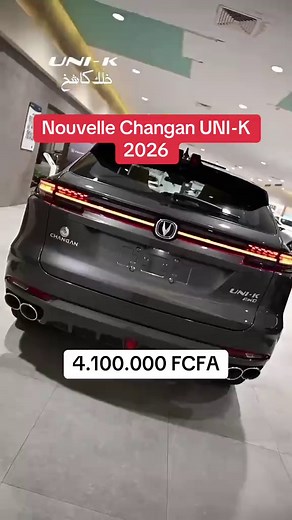 Nouvelle Changan UNI-K 2026 : Automatique 0km
