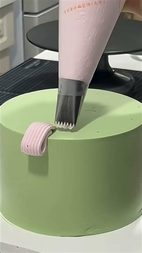 One Process Of Making A Cake With A Unique Mold 🎂✨