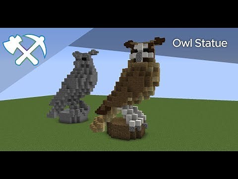 How to Build an Owl Statue | Minecraft Tutorial