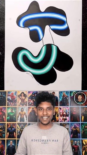 “J” with Neon Lights 🤩✨