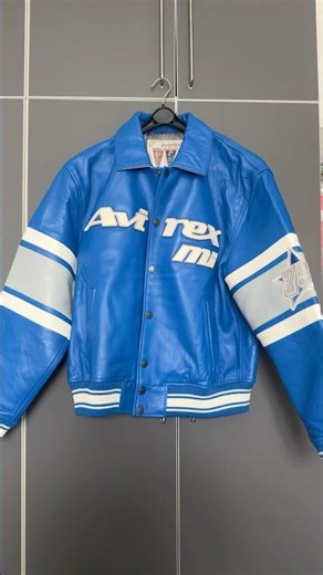 Avirex #detroit #usa #leather #jacket #blue #new #newvideo #shortvideo #shorts #retro #fashion