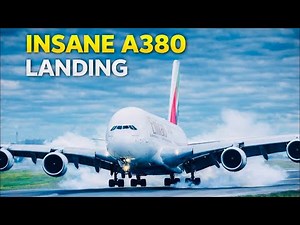 INSANE Airbus A380 Landing Full Video 😱✈️ | Perfect Touchdown