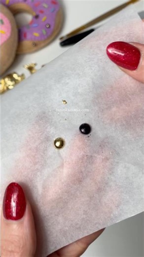 How to Make Half-Beads for Your Next Felt Project? #feltcrafts #diy #craftideas
