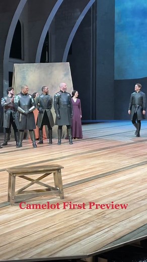 Broadway Debut Celebration at CAMELOT's First Preview 🎉