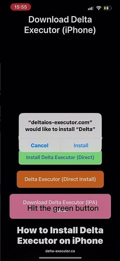Delta IOS, Direct install ......... #delta #roblox #exploits #direct
