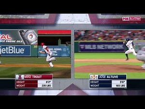 2015 ASG: Trout beats the throw to first