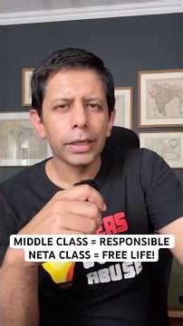 Modi warns of war impact; wants middle class to sacrifice (but not neta class?) #usiran #iranattack
