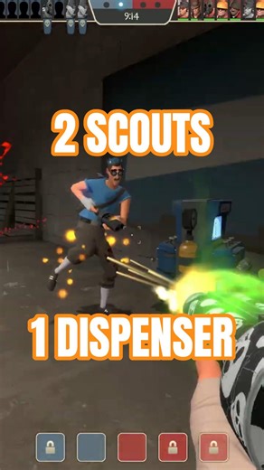 [TF2] 2 scouts 1 dispenser #tf2 #teamfortress2 #gaming