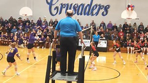 20K views · 405 reactions | Elgin Public-Pope John Wolfpack volleyball hosting Deshler in the D1-8 district final. Wolfpack sweep them, 25-18, 25-20 & 25-17 on to Lincoln! #nebpreps @popejohnhigh @EPPJ_athletics @ElginPublic | The Elgin Review | Facebook