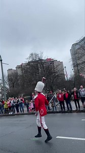 Didn’t get enough of the Peach Bowl Parade? Here’s head drum major Austin Bowman twirling as we march! #GoBucks | The Ohio State University Marching Band