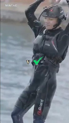 BTS flying board challenge 🏄🏼 🔥🤭 #bts #shorts #jin