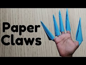 DIY Origami Paper Claws Tutorial | How to Make the Best Paper Claws