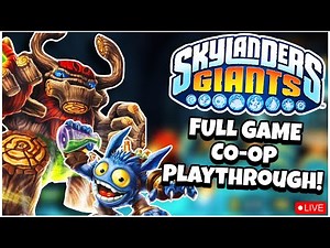 Skylanders GIANTS NIGHTMARE Difficulty! Full Game Part 1 LIVE