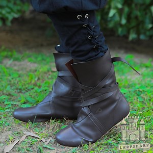 Renaissance Cosplay Boots: Medieval LARP Costume Lace-up Boots - Etsy