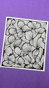 How To Draw Zentangle Pattern Easily | Step To Step Drawing Tutorial For Beginners #zentangle #art #drawing #viral #doodle #easyart | Easy Art