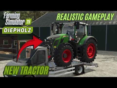 FS25 Ultra Realistic – New Tractor Arrives & Barley Seeding | First Person Farming