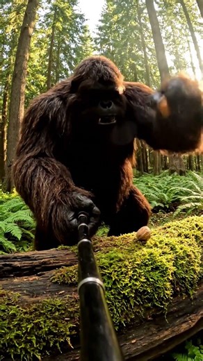 Bigfoot Tries to Crack Open a Nut—With Only One Paw