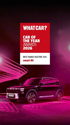 From strong electric range, to comfort and practicality, the smart #5 shows exactly why it deserves to be What Car?'s Family Electric SUV of 2026. Watch for a closer look, a spec snapshot and a word from the editorial team http://bit.ly/4qFZYNQ #WhatCarAwards #newcar #CarOfTheYear | What Car?