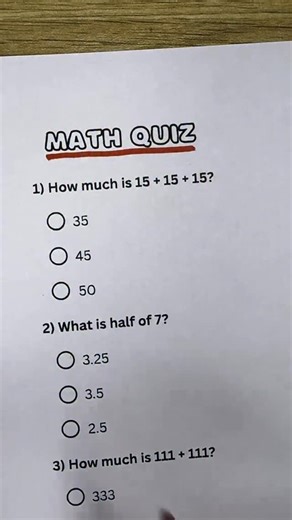 Quiz.giver_ | Math Quiz. #quiztime #quiz #trivia #explorepage #explorepage #explore #aigenerated #viral #reels #math #mathquiz #éducation #education... | Instagram