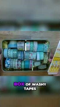 This Washi Tape Hack Changes Everything #craftorganization #genius