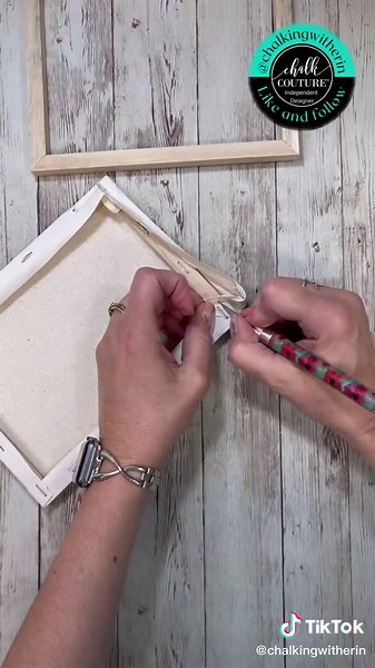 Chalk Couture Reverse Canvas Tutorial