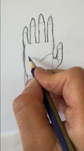 How to draw palm step by step #palm #drawing
