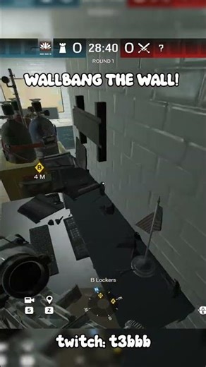 CRAZY ANGLE ON BANK #r6 #r6siege #r6s #r6tips #r6tricks