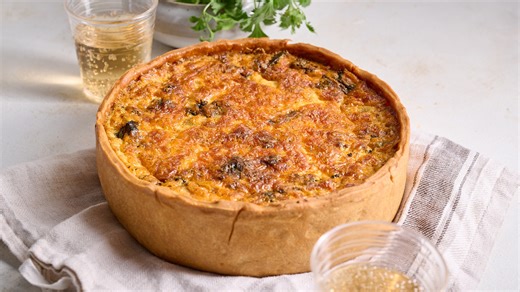 Chorizo, Kale, And Pepper Quiche Recipe - Tasting Table