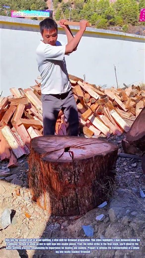 Cleaving Wood: The Art of Axe Splitting