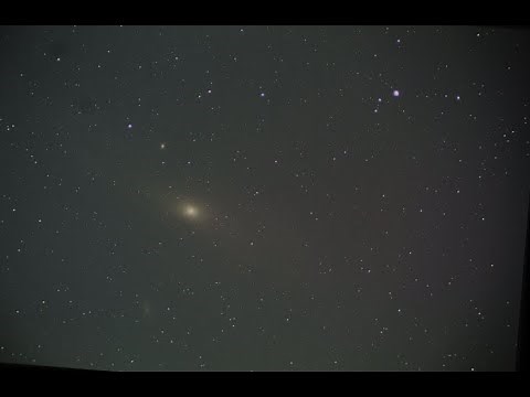 Andromeda Galaxy (M31) through a 80 mm Orion ShortTube telescope + astrophotography