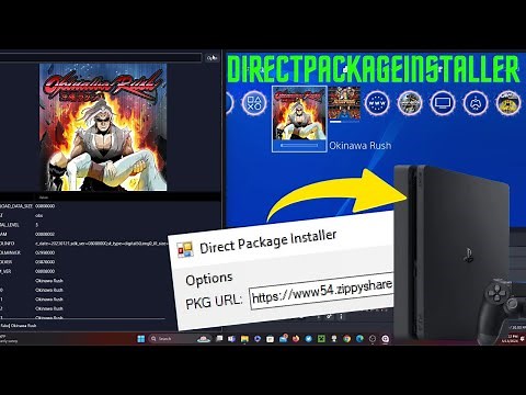DirectPackageInstaller a tool to send PKG to your PS4 from direct links using GoldHEN payloader
