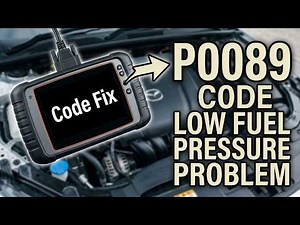 What Is P0089 OBD2 Fault Code - Fuel Pressure Regulator Performance Diagnostic