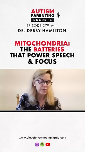 Episode 279 of Autism Parenting Secrets podcast ️ Mitochondrial dysfunction is one of the most overlooked yet critical root causes impacting kids on the autism spectrum. Pediatrician and functional medicine expert Dr. Debby Hamilton explains how this energy crisis shows up — and what parents can do to restore balance. The secret this week is… Address the ENERGY CRISIS# | Autism Parenting Secrets | Facebook