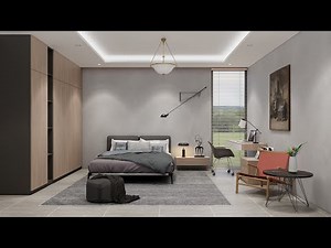 Sketchup interior design #48 Bedroom design and rendering by enscape