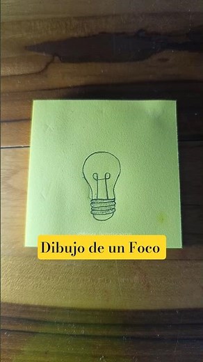 Cómo Dibujar un Foco Paso a Paso 💡✨
