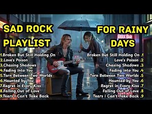 THE ULTIMATE SAD ROCK PLAYLIST FOR RAINY DAYS | EMOTIONAL SLOW ROCK BALLADS | HEARTFELT ROCK MUSIC