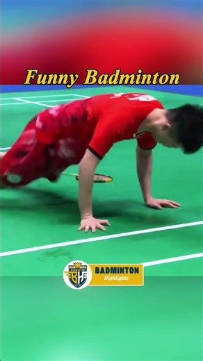 Funny Badminton Moments #funnybadminton
