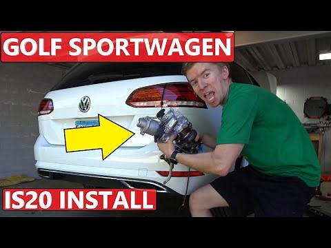 Golf Sportwagen IS20 Install Turbo Upgrade!