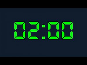 2 Minute Timer Digital and 2 Minutes Countdown Digital