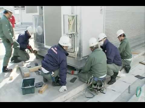 IIJ 松江データセンターパーク コンテナ搬入