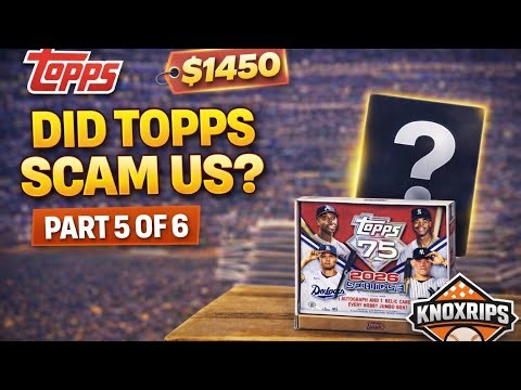 2026 Topps Series 1 Jumbo Case Break – Part 5… Something Isn’t Right