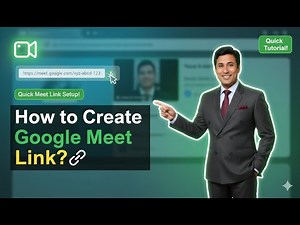 How to Create a Google Meet Link?