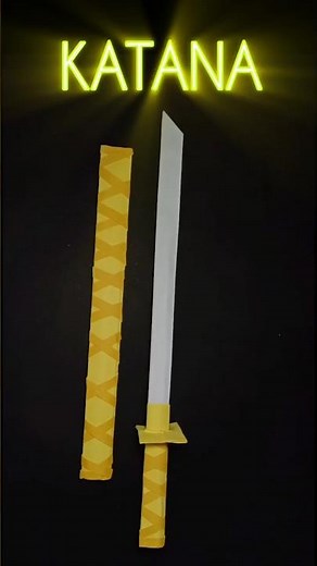 Origami katana japanese samurai paper sword tutorial | how to fold impressive katana step by step